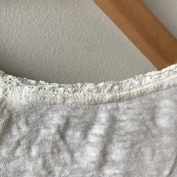 Free People White Short Sleeve Saturday Tee - Picture 3 of 8